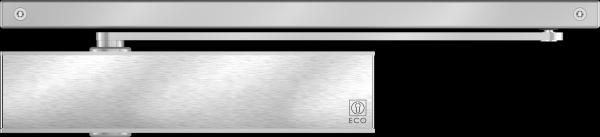 Gleitschienenschließer ECO Türbreite < 1100 mm TS51B Silber ähnlich RAL 9006